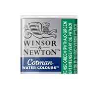 winsor and newton cotman half pan watercolours - INTENSE GREEN