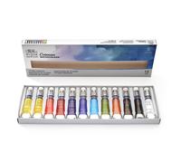 Winsor And Newton Cotman Watercolour 12 x 8ml Tube Set Assorted Colours Artist