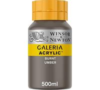Winsor and Newton Galeria Acrylic Colour 500ml 076 Burnt Umber (Pot)