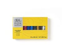 Winsor and Newton Galeria Acrylic Paint Set of 10 Colours in 20 ml Tubes, Water Based Paint, Ideal for Paper, Canvas, Wood, Ceramic and Fabric