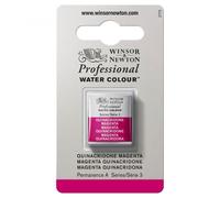 Winsor and Newton Professional Watercolour Half Pans - QUINAC MAGENTA
