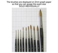 Winsor and Newton Series 7 kolinsky finest sable brush - round all size 000 - 10
