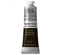 Winsor and Newton Winton Oil Colours 37ml - LAMP BLACK