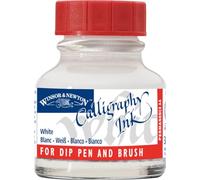 Winsor & Newton Calligraphy Ink Bottle WN 1110702 Non-Clogging 30 ml White