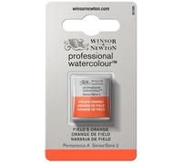 Winsor & Newton 0101418 Professional Watercolour - Field'S Orange, 1/2 nap - Watercolour Paint, Vibrant Colours in Artist Quality, High Colour Shine and Clarity, Lightfast