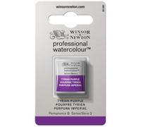 Winsor & Newton 0101419 Professional Watercolour - Tyrian Purple, 1/2 nap - Watercolour Paint, Vibrant Colours in Artist Quality, High Colour Shine and Clarity, Lightfast