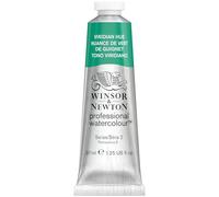 Winsor & Newton 0114696 Professional Watercolour - Viridian Hue, 37 ml Tube - Watercolour Paint, Vibrant Colours in Artist Quality, High Colour Shine and Clarity, Lightfast
