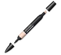 Winsor & Newton 0203626 ProMarker Professional Layout Marker - 2 Tips, Fine & Wide for Drawings, Design & Layouts - Muted Pink