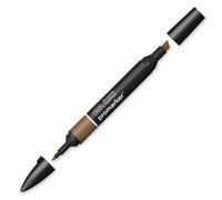 Winsor & Newton 0203637 ProMarker Professional Layout Marker - 2 Tips, Fine & Wide for Drawings, Design & Layouts - Dark Mocha