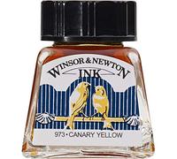 Winsor and Newton 14ml Drawing Ink - Canary Yellow