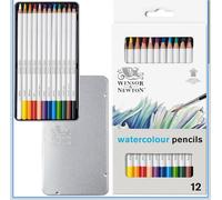 Winsor & Newton Studio Collection Water Colour Pencils - Set of 12, Assorted, 884955065013