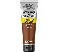 Winsor & Newton : Galeria : Acrylic Paint : 120ml : Burnt Umber