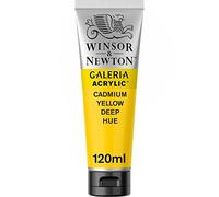 Winsor and Newton 120ml Galeria Acrylic Colour Paint - Yellow Deep Hue