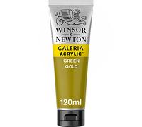Winsor and Newton 120ml Galeria Acrylic Colour Paint - Green Gold