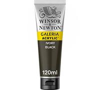 Winsor and Newton 120ml Galeria Acrylic Colour Paint - Ivory Black