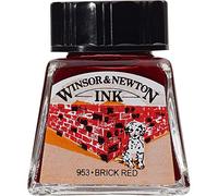 Winsor & Newton 14ml Drawing Ink Bottle - Brick Red
