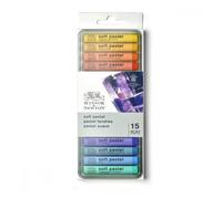Winsor & Newton 1790001 Soft Pastel Set, Artist Grade Soft Pastel Sticks for Easy Application & Blending, 15 Vibrant Colours