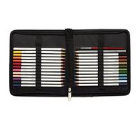 Winsor & Newton 2090005 26 Piece Gift Set for Sketching, Illumination, Drawing for Artists with 24 Watercolour Pencils, 1 Sketch Pencil in HB and 1 Brush