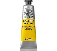 winsor and noodle acrylic paint tube - 60ML, TRANSP YELLOW