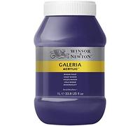 Winsor & Newton 2154728 Galeria Acrylic Paint, High Pigmentation, Non-fading, Butter Consistency, 1000 ml Pot - Winsor Violet