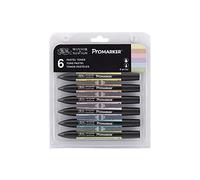 Winsor & Newton 290028 ProMarker, Pastel Tones, 6 Sets