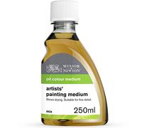 Winsor & Newton 3039734 Artist oil of linseed oil and turpentine substitute, improves the fluidity and transparency, slows down the drying - 250 ml bottle