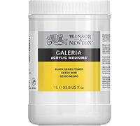 Winsor and Newton Galeria Black Gesso 1 litre - 1LTR