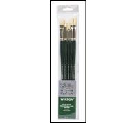Winsor & Newton Brush Winton Long Handle - Wood - Pack of 5 (36 x 2.2 x 4.6 cm)