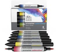 Winsor and Newton Watercolour Marker Pen Set - 6