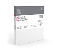 Winsor & Newton 6205024 Professional Stretcher Frame Fine Grain Canvas with 280 g/m² 100% Cotton Triple Primed for Watercolour, Oil Paints, Acrylic Paints - 30 x 30 cm