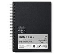 Winsor & Newton 6673002 Spiral Sketchbook, 50 Sheet, 170gsm, A5 Size, Natural White