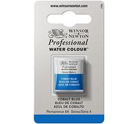Winsor & Newton 8840171 Professional Watercolour Paint, Artist Quality, Finest Pigments, Cobalt Blue, Half Pan