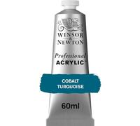 Winsor & Newton 8840468 Professional Acrylic Paint, Cobalt Turquoise, 60 ml Tube