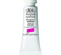 Winsor & Newton 8840539 Designer Gouache - Opera Pink, 14 ml Tube - Matte Opaque Gouache Paints, Ideal for Gouache Painting, Brilliant, Lightfast Colours with Great Coverage