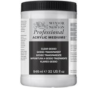 Winsor & Newton : Professional : Acrylic Medium : Clear Gesso Primer : 946ml