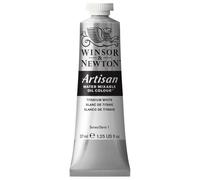Winsor & Newton Artisan Water Mixable Oil Paint, Titanium White, 37ml Tube