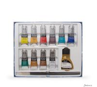 Winsor & Newton Artisan Water Mixable Oil Paint, Studio Set, 10x37ml, 13-piece Set
