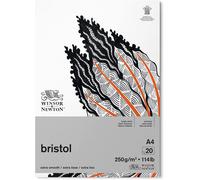 Winsor & Newton Artists Bristol Board Extra Smooth White Card Pad 250g A4