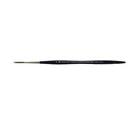 Winsor & Newton Artists Kolinsky Sable Artist Water Colour Brush Round, Birch Wood, transparent, Schlepper Nr. 3-2,1 mm - kurzer Stiel