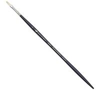 Winsor & Newton Artists' Oil Hog Paint Brush, Long Handle Size 1, Filbert