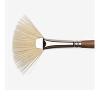 Winsor & Newton : Artists' Oil : Synthetic Hog Brush : Fan : Size 6