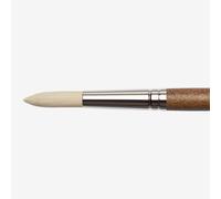Winsor & Newton 5010512 Synthetic Artist Oil Brush with High Elasticity and Durability, Ergonomic Handle for Oil Paints and Alkyd Paints - Round Brush No. 12