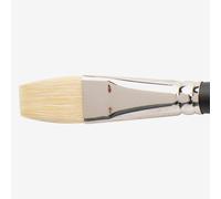 Winsor & Newton : Azanta Black : Long Handle Brush : Short Flat : No 10