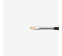 Winsor & Newton : Azanta Black : Long Handle Brush : Short Flat : No 2