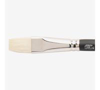 Winsor & Newton : Azanta Black : Short Handle Brush : Short Flat : No 8