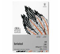 Winsor & Newton Bristol Board Pad - 250gsm - 20 Sheets - A4 or A3 NEW