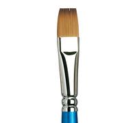 Winsor & Newton Brush, Wood, Transparent, No 14 -. 13.5 mm, flat - brush, long handle