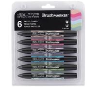 Winsor & Newton BrushMarker – Set of 6 – Pastel Tones