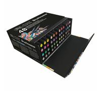 Winsor & Newton, Promarker Brush, Essential Collection, Set of 48, Alcohol Based Dual Tip Markers