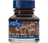 Winsor & Newton Calligraphy Ink Bottle, 30 ml - Sepia , 1111609